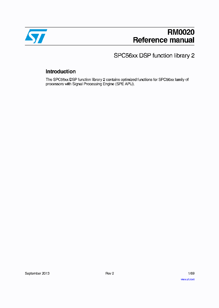 RM0020_8315652.PDF Datasheet