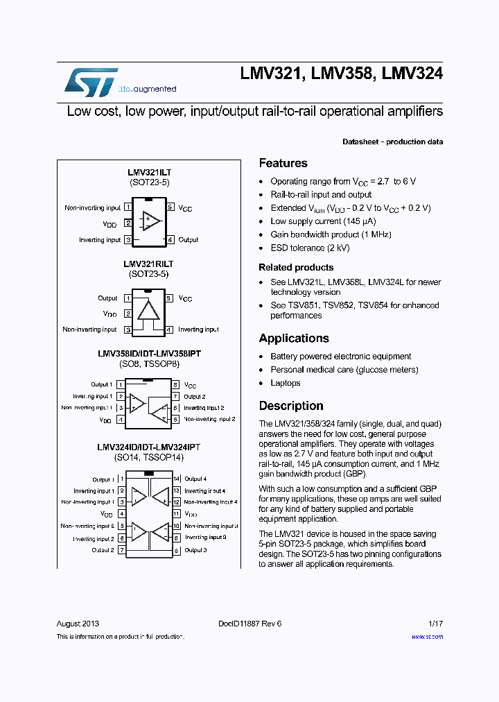 LMV321RIYLT_8318826.PDF Datasheet