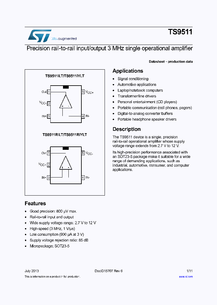 TS9511RIYLT_8318827.PDF Datasheet