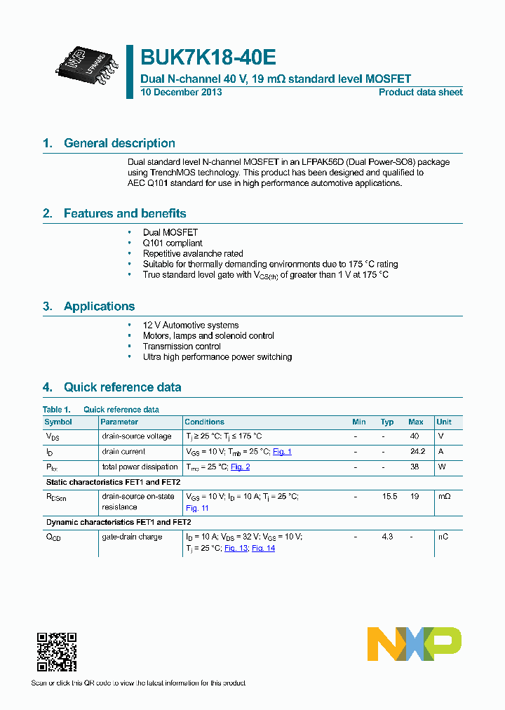 BUK7K18-40E_8319867.PDF Datasheet