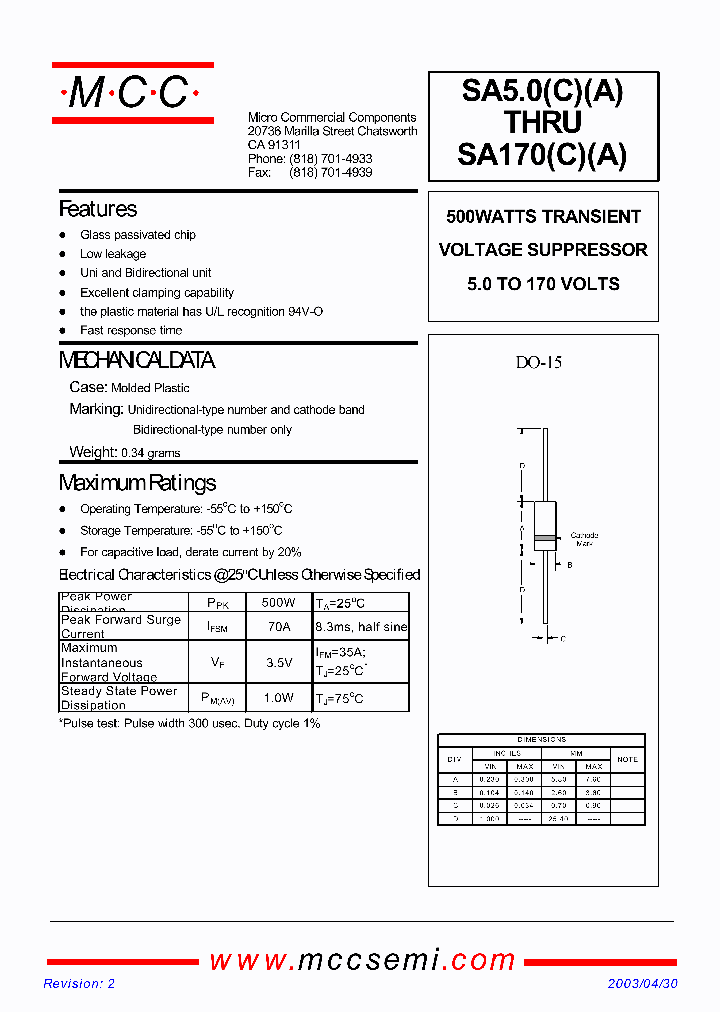 SA45-TP_8320414.PDF Datasheet