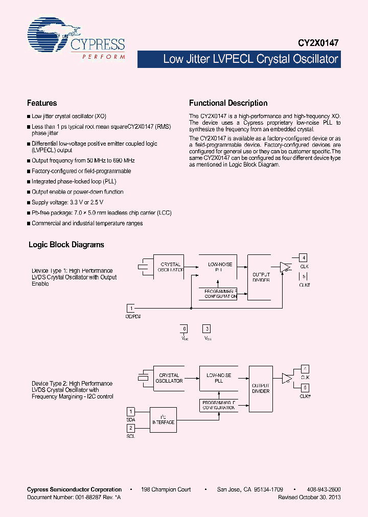 CY2X0147FLXCT_8320972.PDF Datasheet