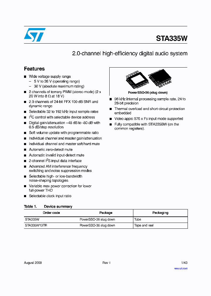 STA335W_8324757.PDF Datasheet