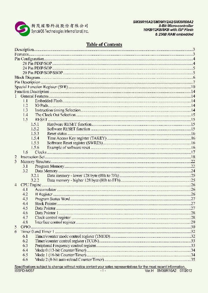 SM39R16A2_8326052.PDF Datasheet