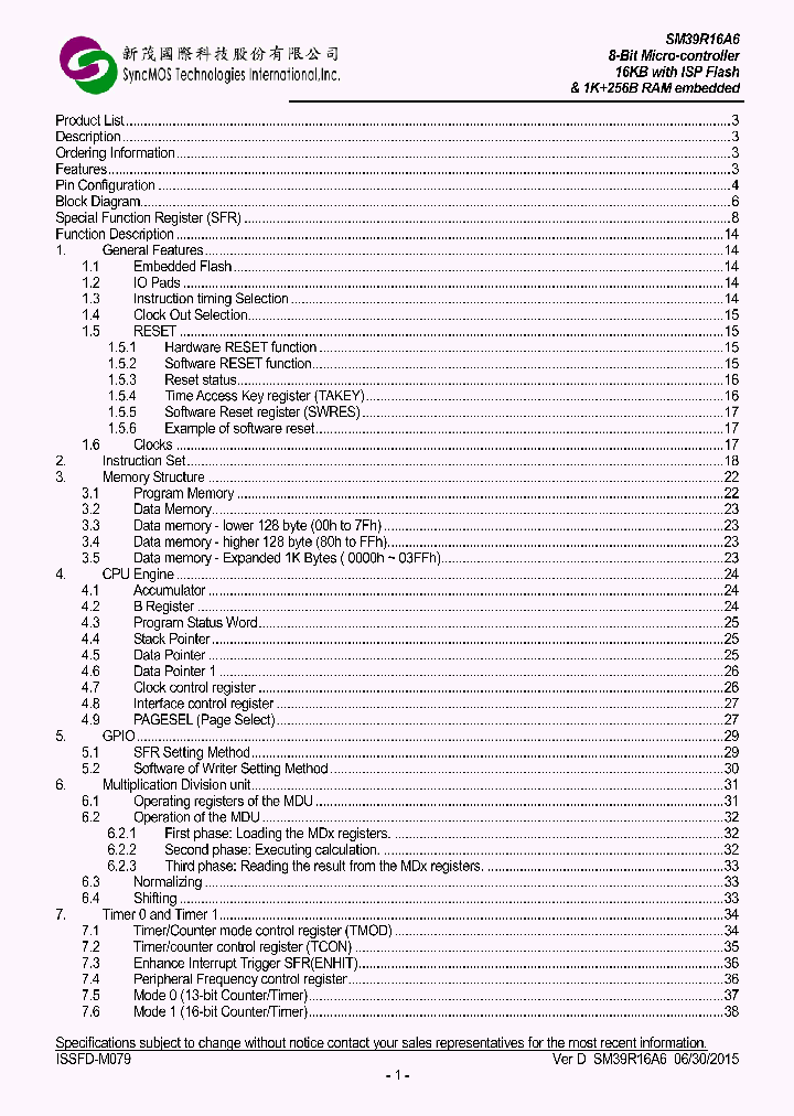 SM39R16A6_8326054.PDF Datasheet