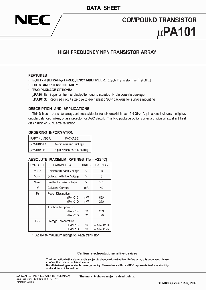 UPA101B_8327852.PDF Datasheet