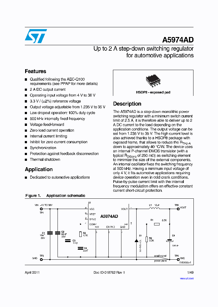 A5974ADTR_8328208.PDF Datasheet