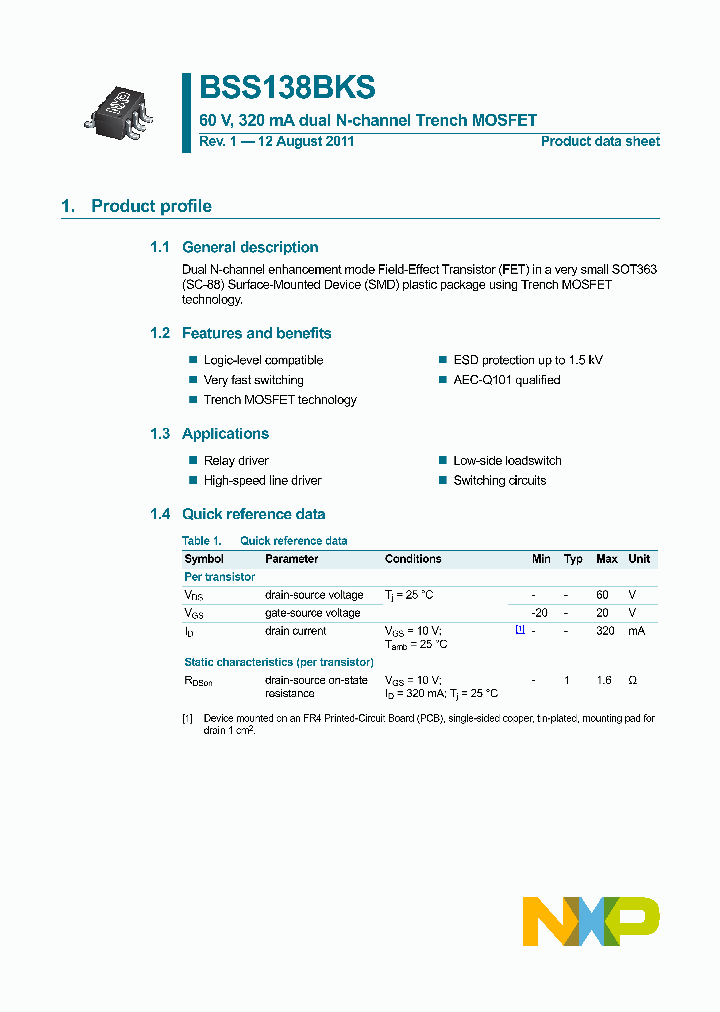 BSS138BKS_8329041.PDF Datasheet