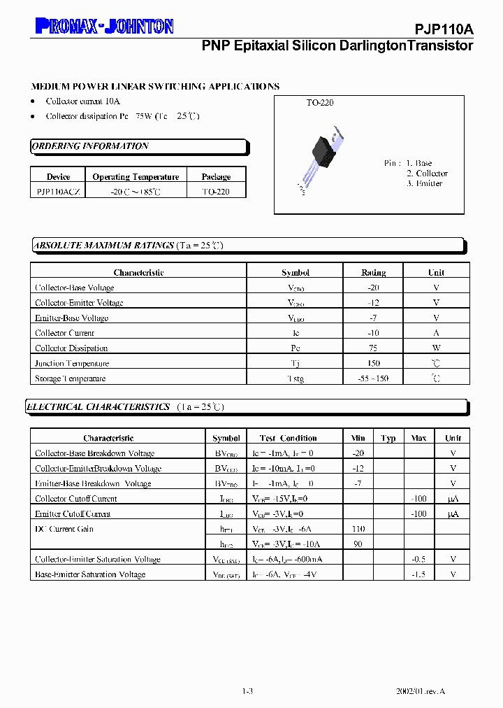 PJP110ACZ_8332621.PDF Datasheet