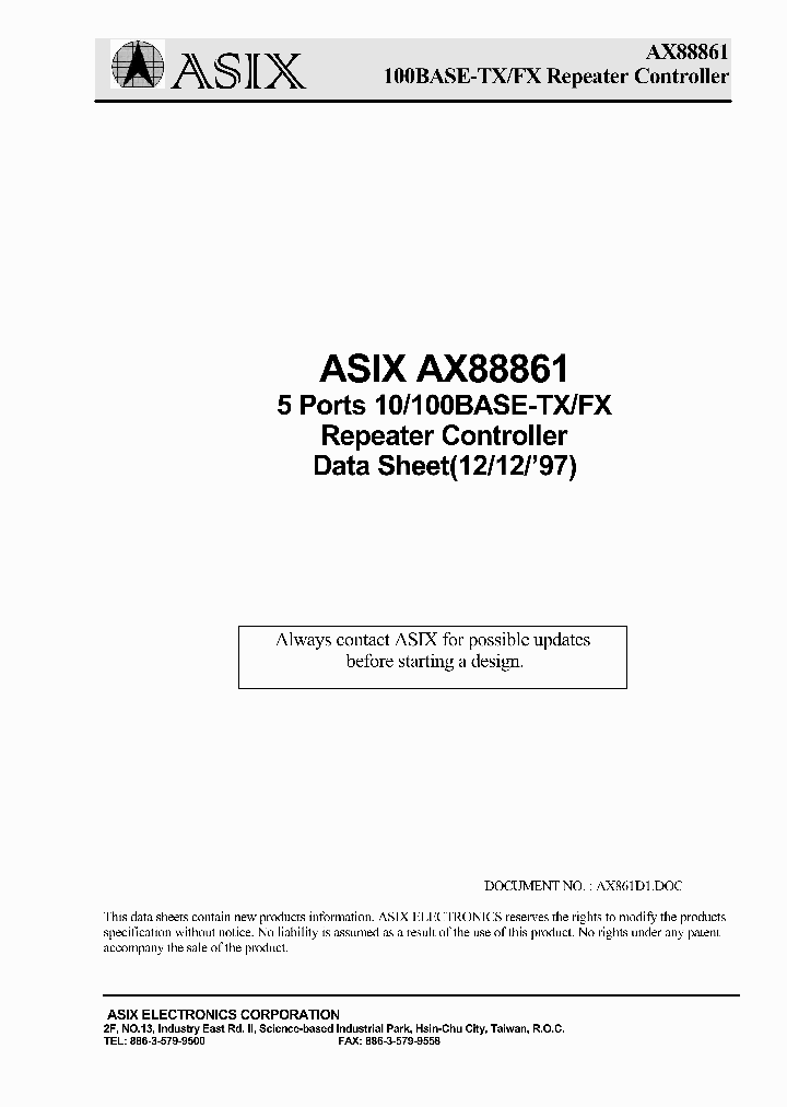 AX88861_8333339.PDF Datasheet