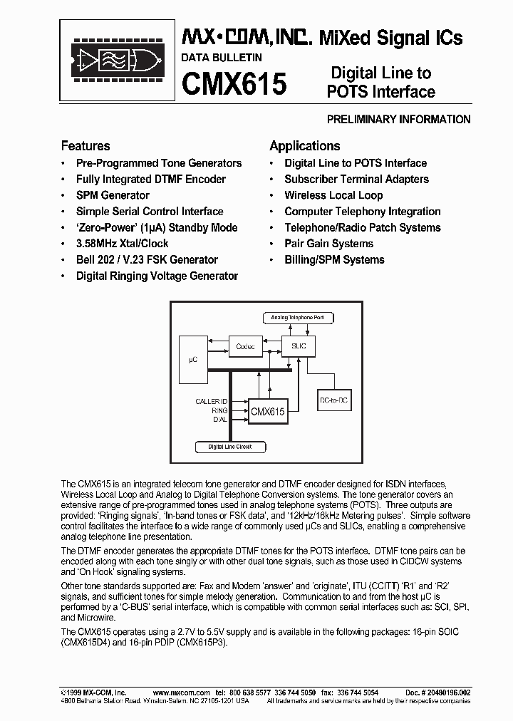 CMX615D4_8334988.PDF Datasheet