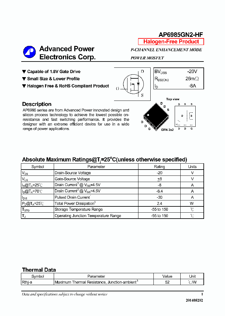 AP6985GN2-HF-14_8336315.PDF Datasheet