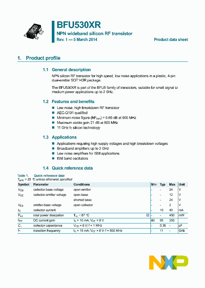 BFU530XR_8337933.PDF Datasheet