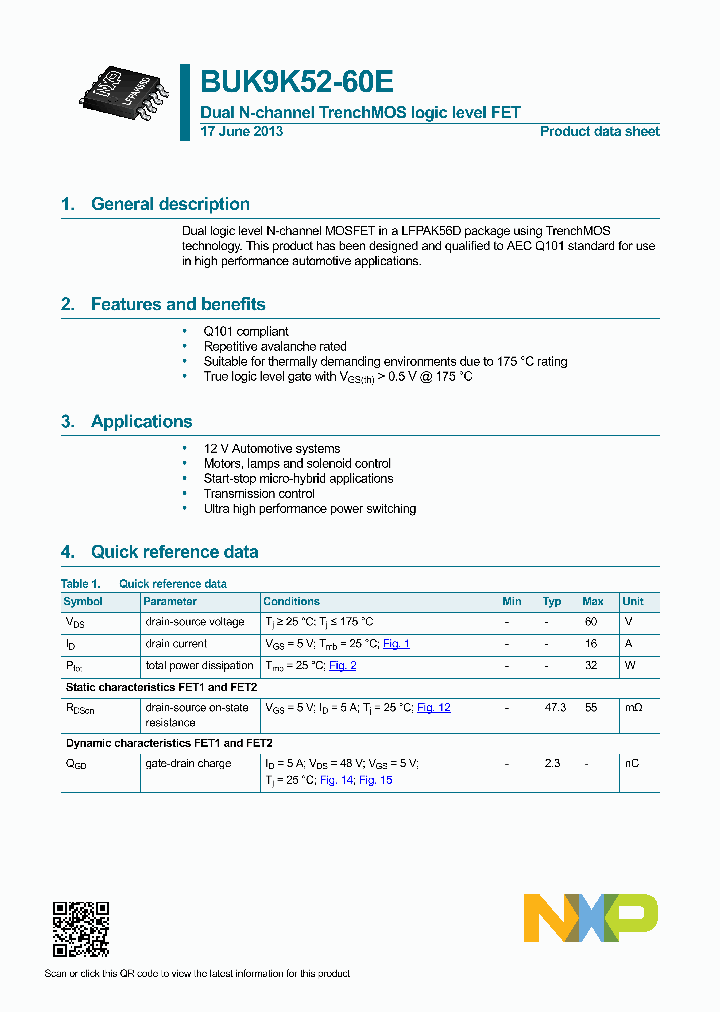 BUK9K52-60E_8338062.PDF Datasheet