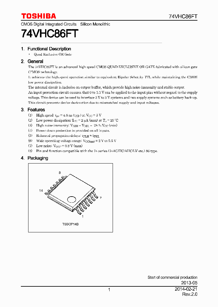 74VHC86FT_8338932.PDF Datasheet