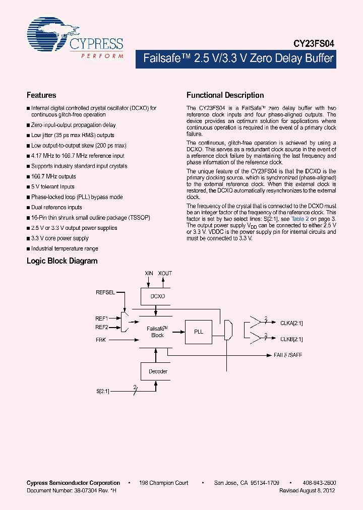 CY23FS04ZXC_8339253.PDF Datasheet