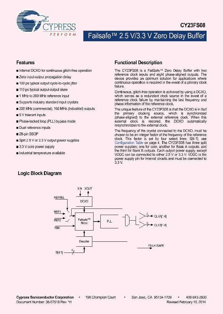 CY23FS08OXC_8339257.PDF Datasheet