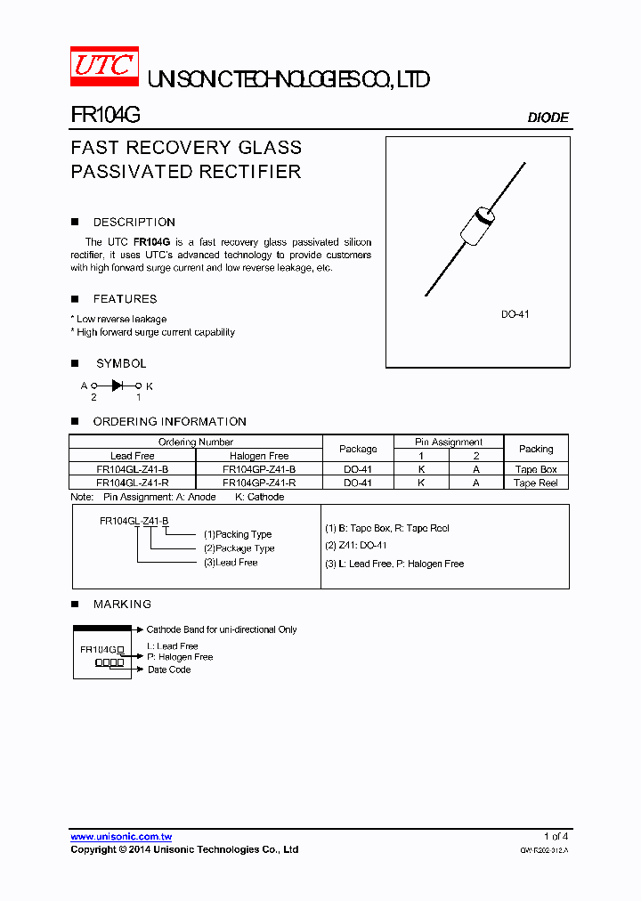 FR104GP-Z41-R_8341928.PDF Datasheet