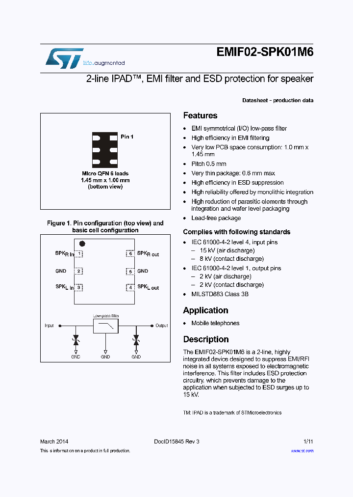 EMIF02-SPK01M6_8347692.PDF Datasheet