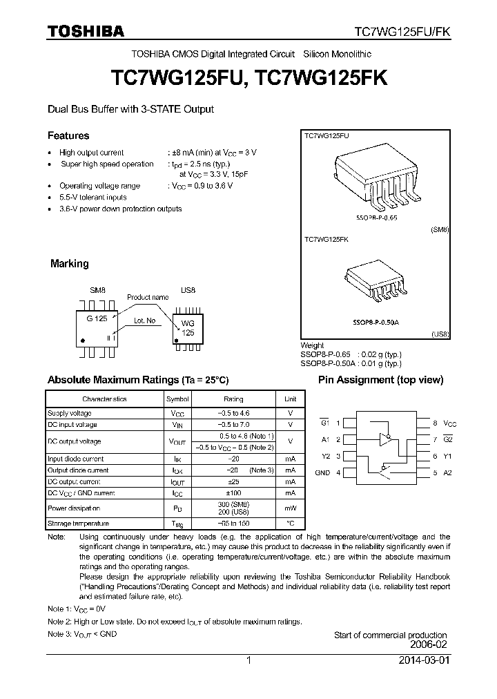 TC7WG125FK_8352070.PDF Datasheet