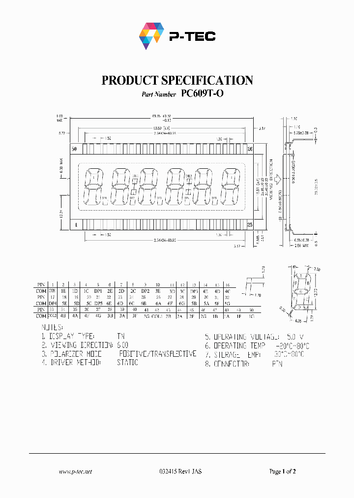 PC609T-O_8352786.PDF Datasheet