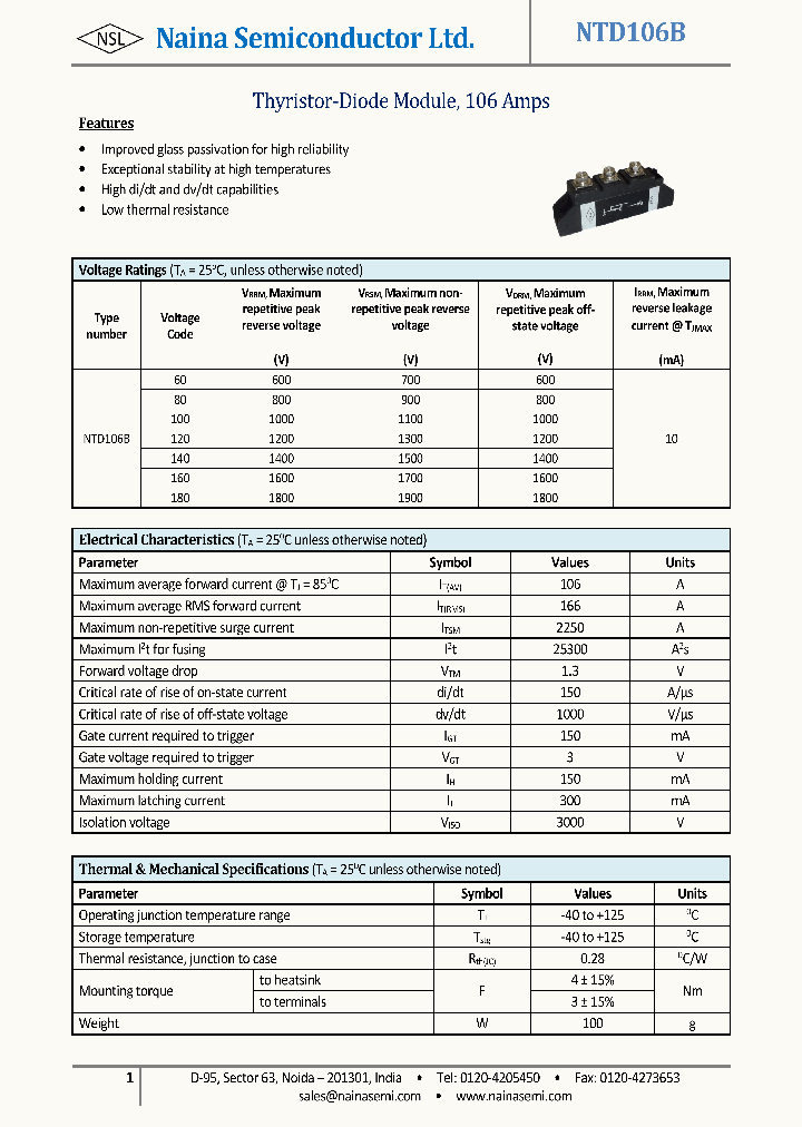 NTD106B_8356422.PDF Datasheet