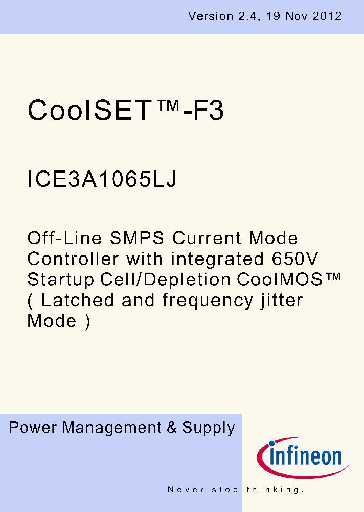 ICE3A1065LJ_8361196.PDF Datasheet