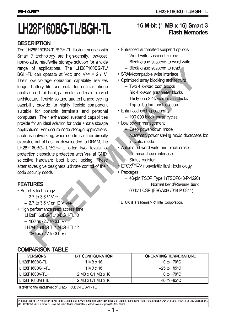 LH28F160BGB-BTL10_8366580.PDF Datasheet