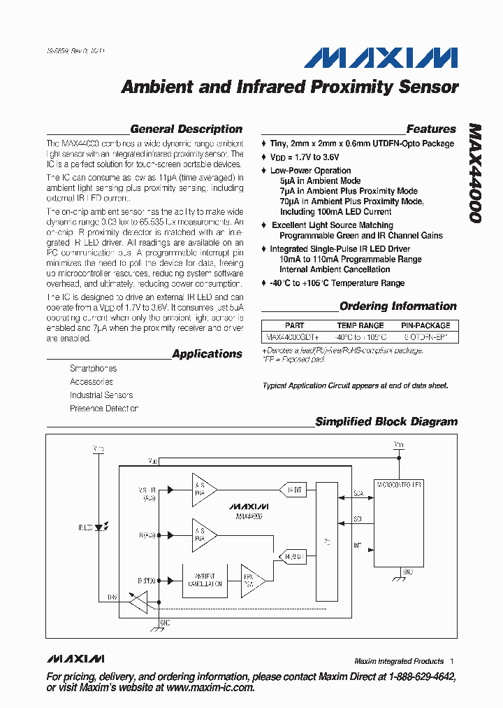 MAX44000_8372916.PDF Datasheet