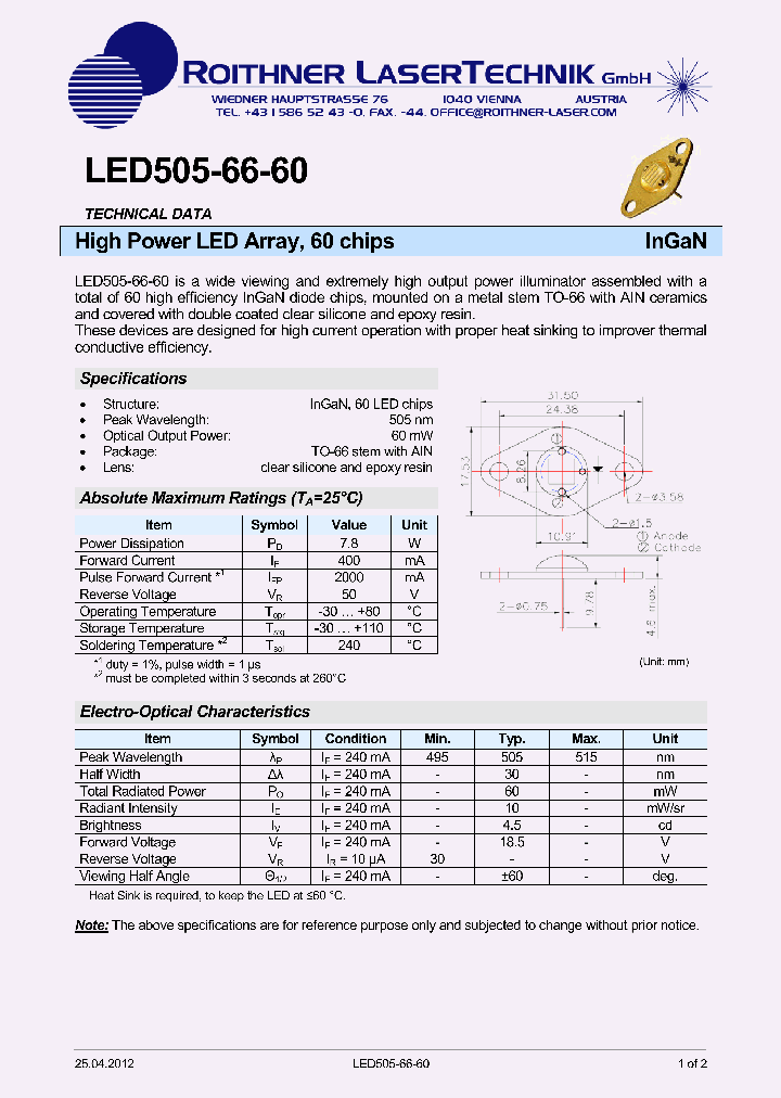 LED505-66-60_8374529.PDF Datasheet