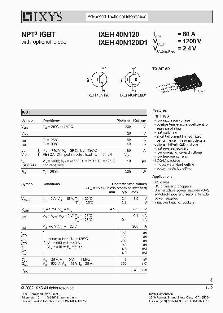 IXEN40N120_8375438.PDF Datasheet