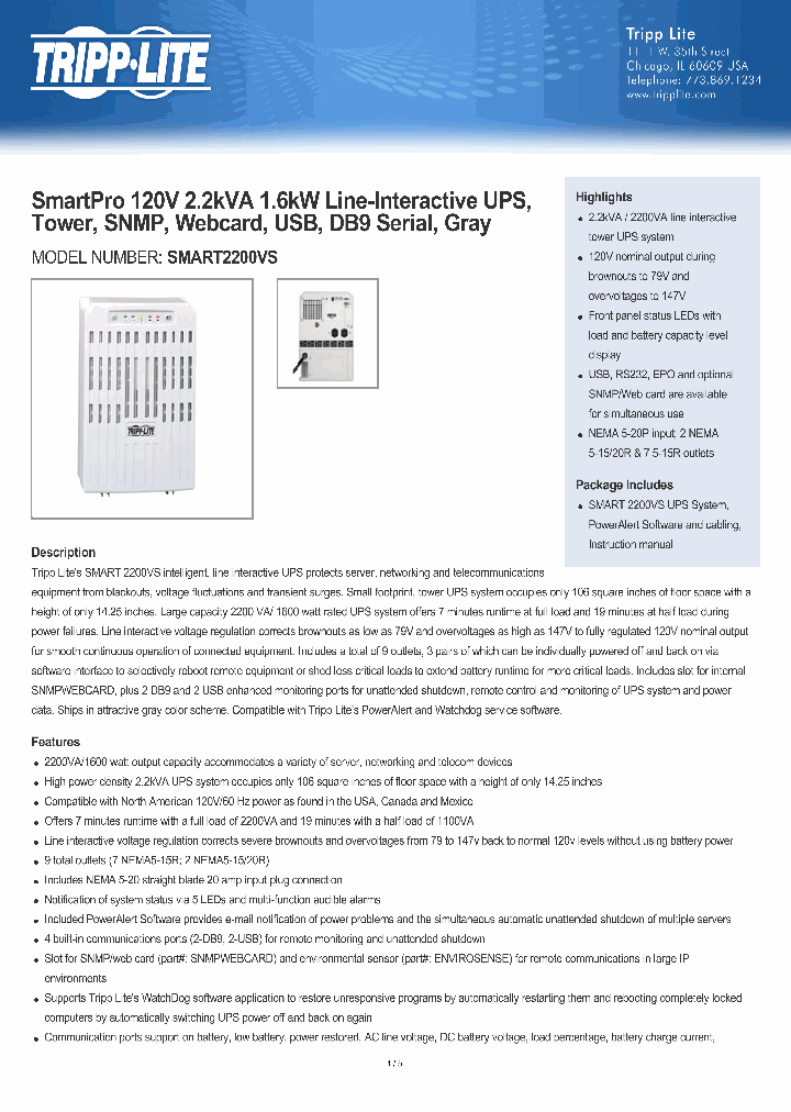 SMART2200VS-15_8377620.PDF Datasheet