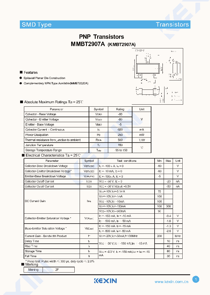 MMBT2907A-3-15_8378218.PDF Datasheet