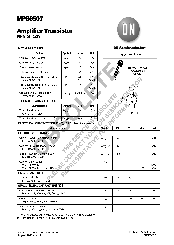 MPS6507_8379026.PDF Datasheet