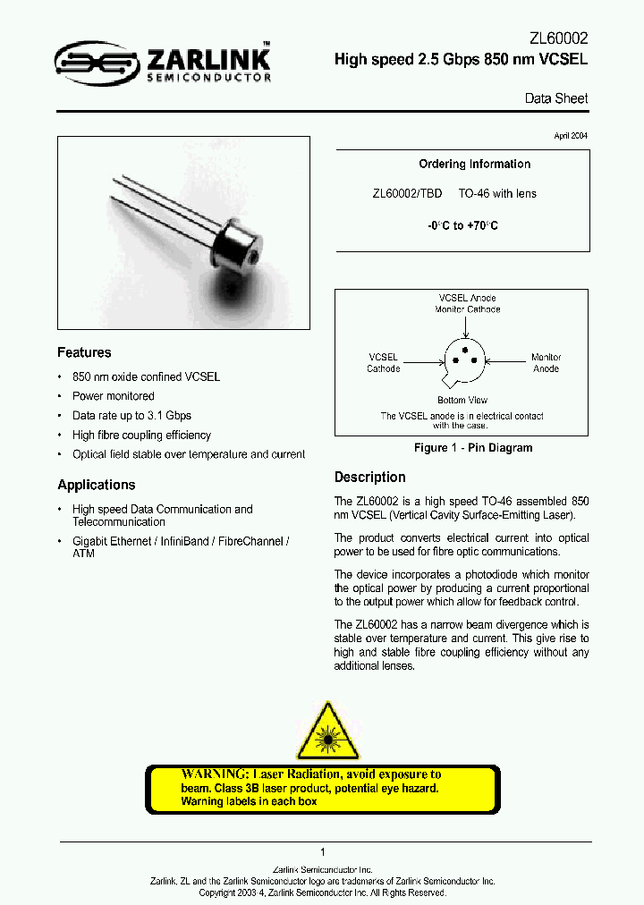 ZL60002TBD_8379939.PDF Datasheet