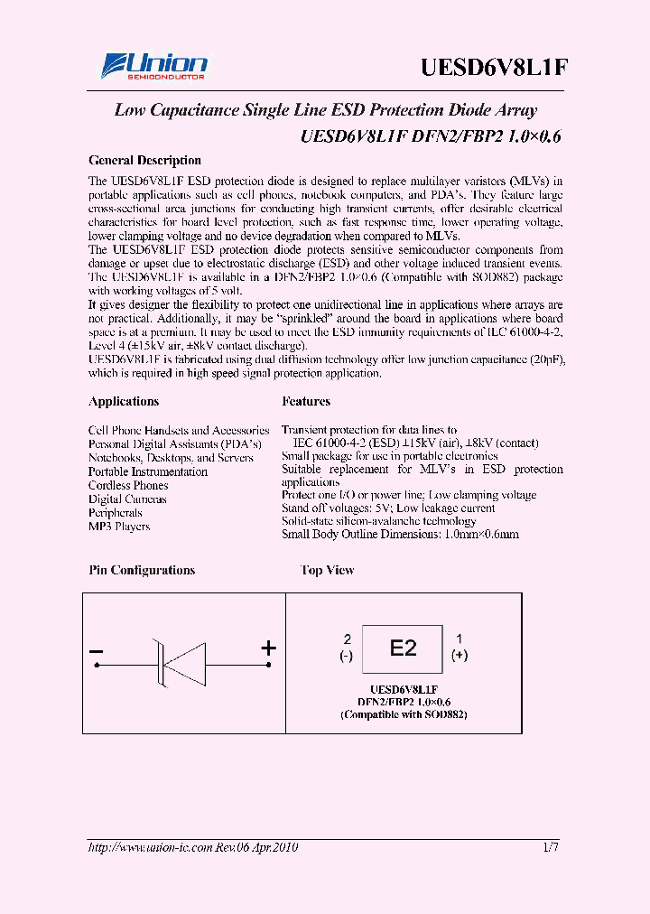 UESD6V8L1F_8382714.PDF Datasheet