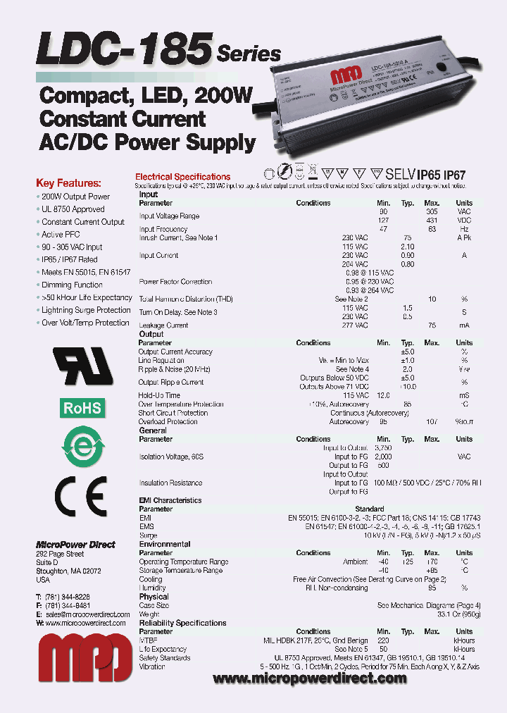 LDC-185-0500X_8382905.PDF Datasheet