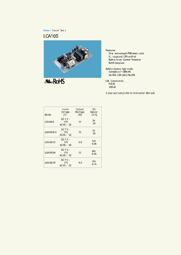 LCA10S_8383519.PDF Datasheet