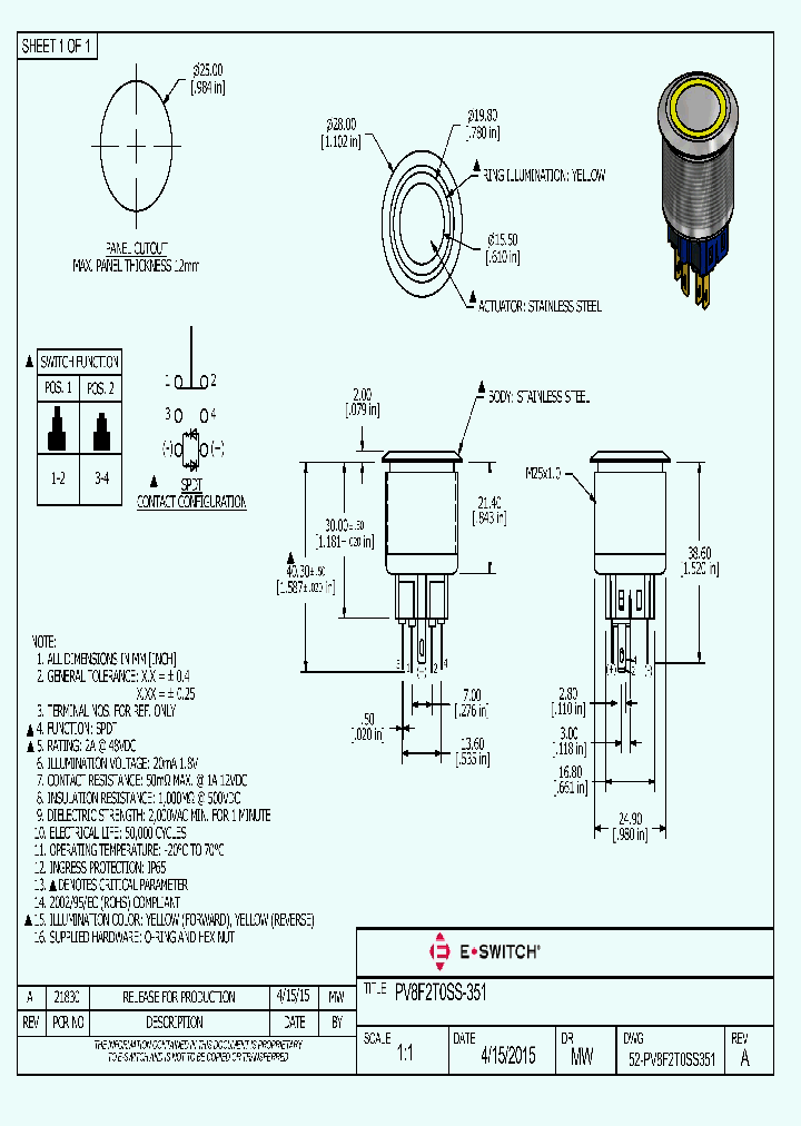 52-PV8F2T0SS351-15_8385100.PDF Datasheet