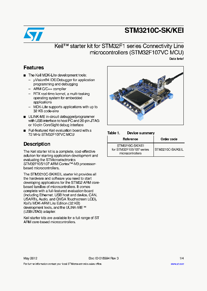 STM3210C-SKKEI_8387924.PDF Datasheet