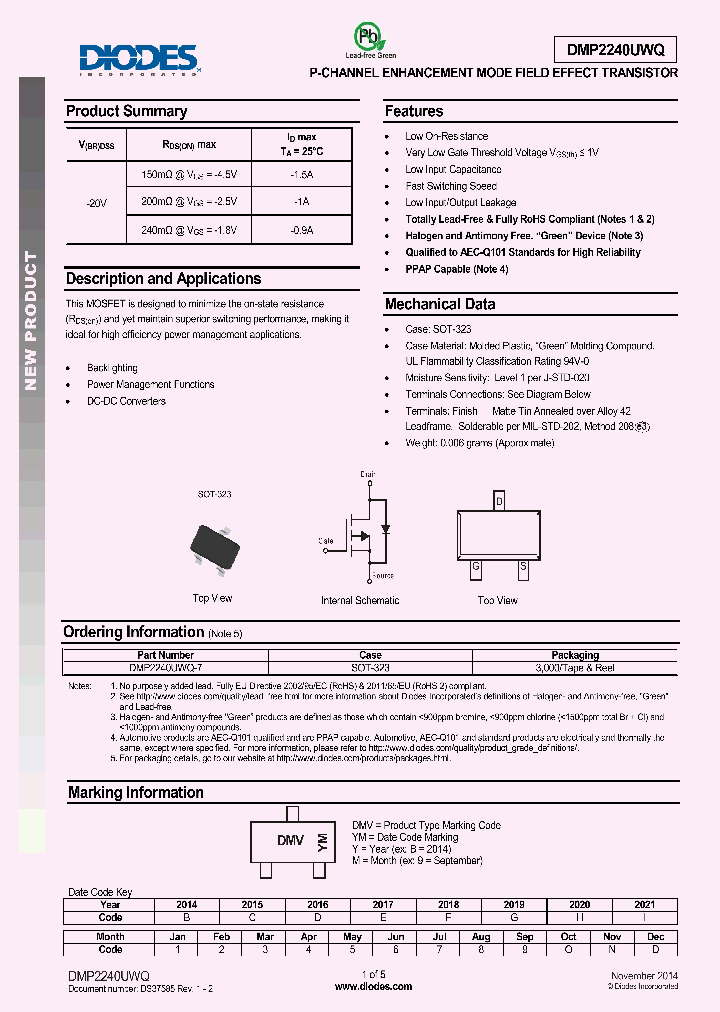 DMP2240UWQ-15_8391395.PDF Datasheet