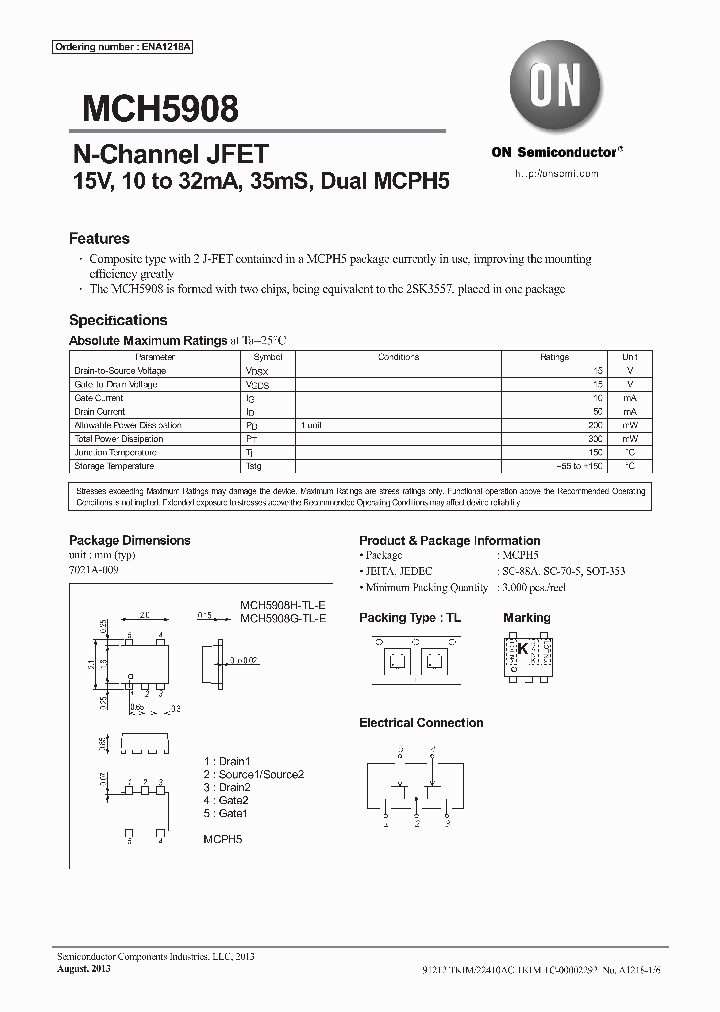 MCH5908G-TL-E_8396641.PDF Datasheet
