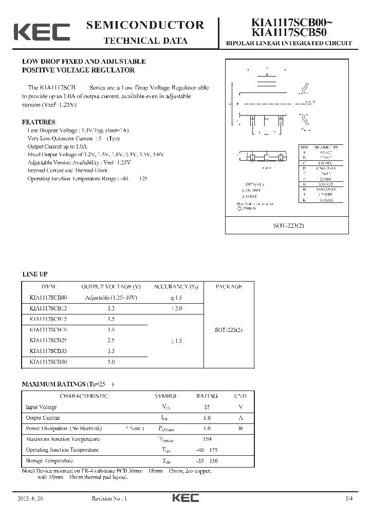 KIA1117SCB12_8400011.PDF Datasheet