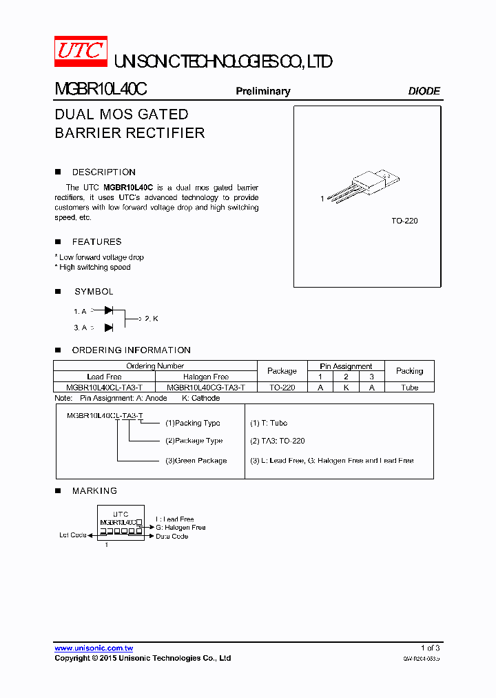MGBR10L40CG-TA3-T_8401246.PDF Datasheet