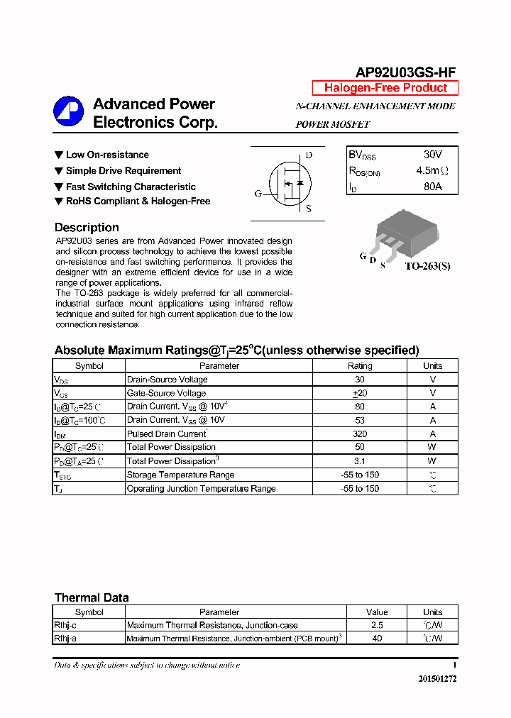 AP92U03GS-HF-16_8401789.PDF Datasheet