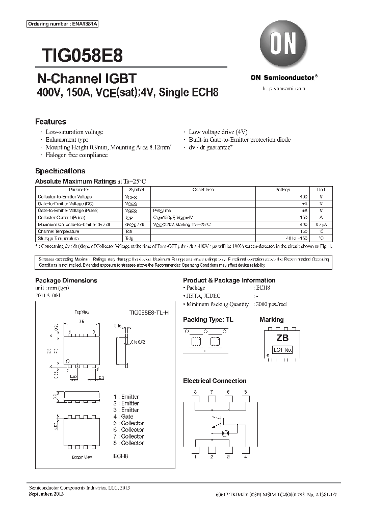 TIG058E8-TL-H_8410399.PDF Datasheet