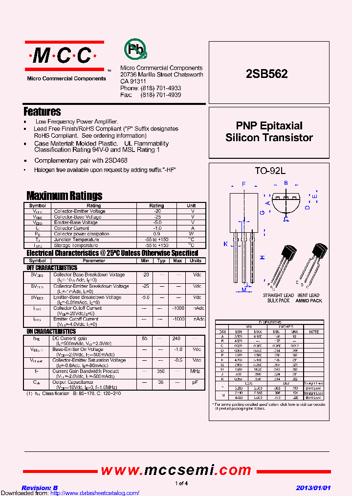 2SB562-B_8413453.PDF Datasheet