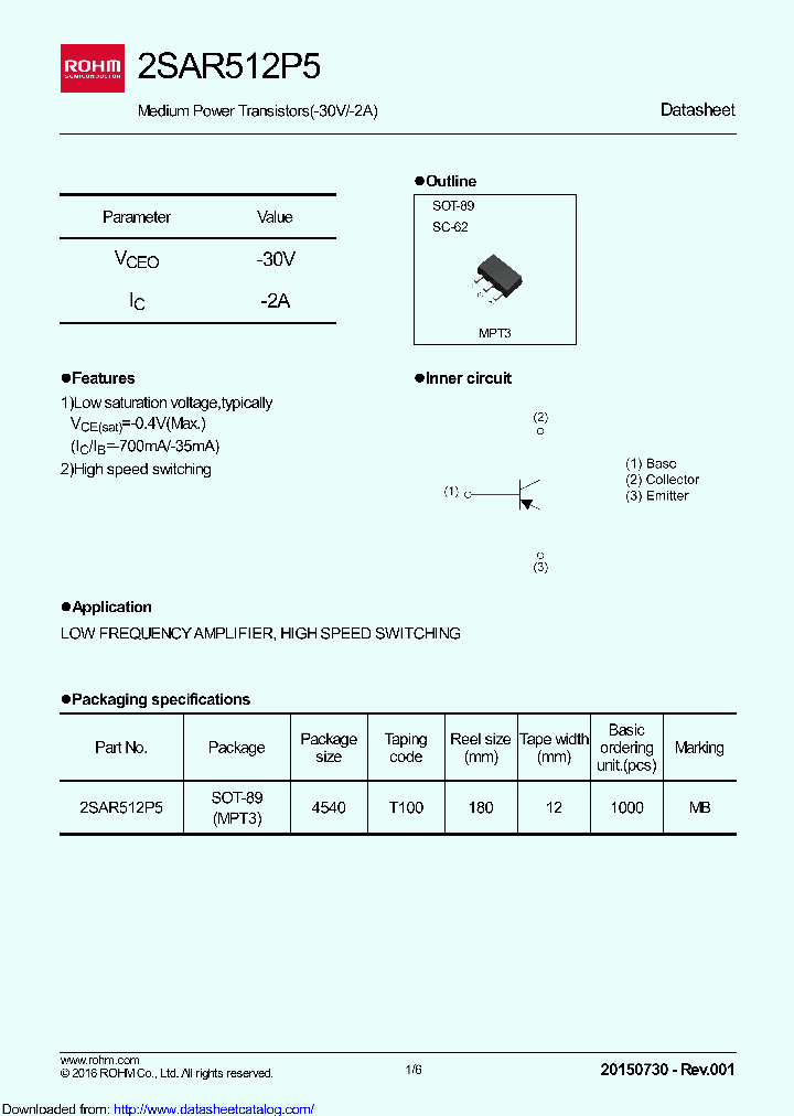 2SAR512P5T100_8415626.PDF Datasheet