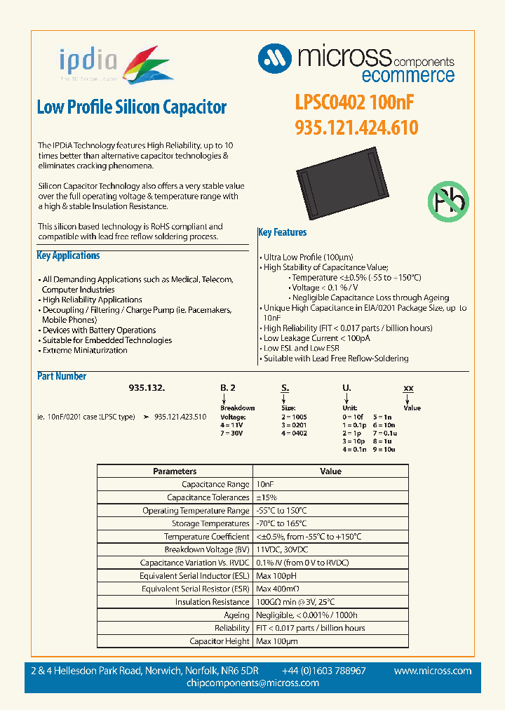 LPSC0402-100NF_8419754.PDF Datasheet