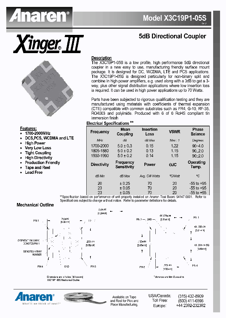 X3C19P1-05S_8421662.PDF Datasheet